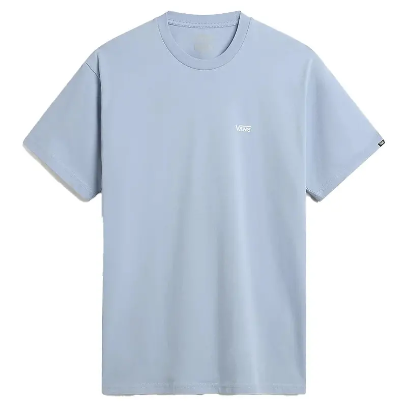 Vans Left-Chest Logo Cotton Tee – Dusty Blue 1