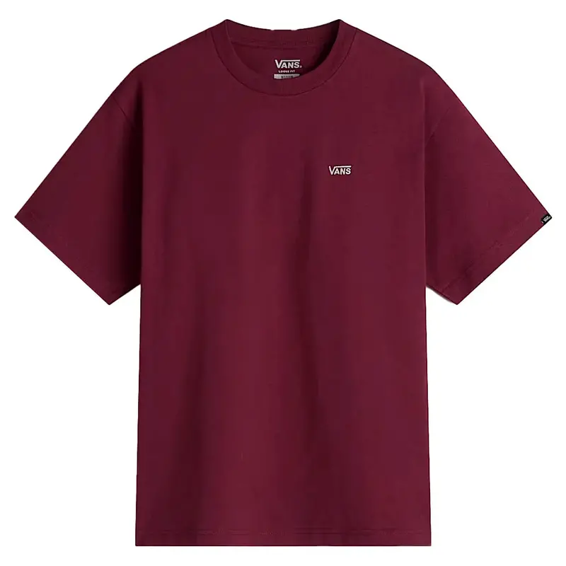 Vans Left Chest Logo Ii Short-Sleeve T-Shirt – Dark Port 1