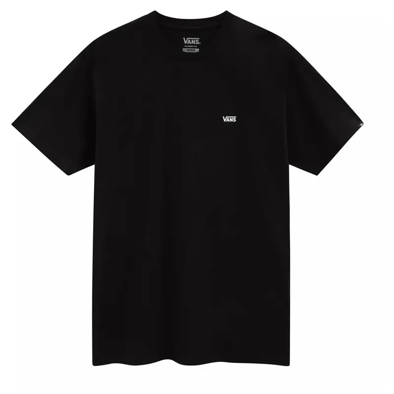 Vans Left-Chest Logo Short Sleeve Tee – Black & White 1