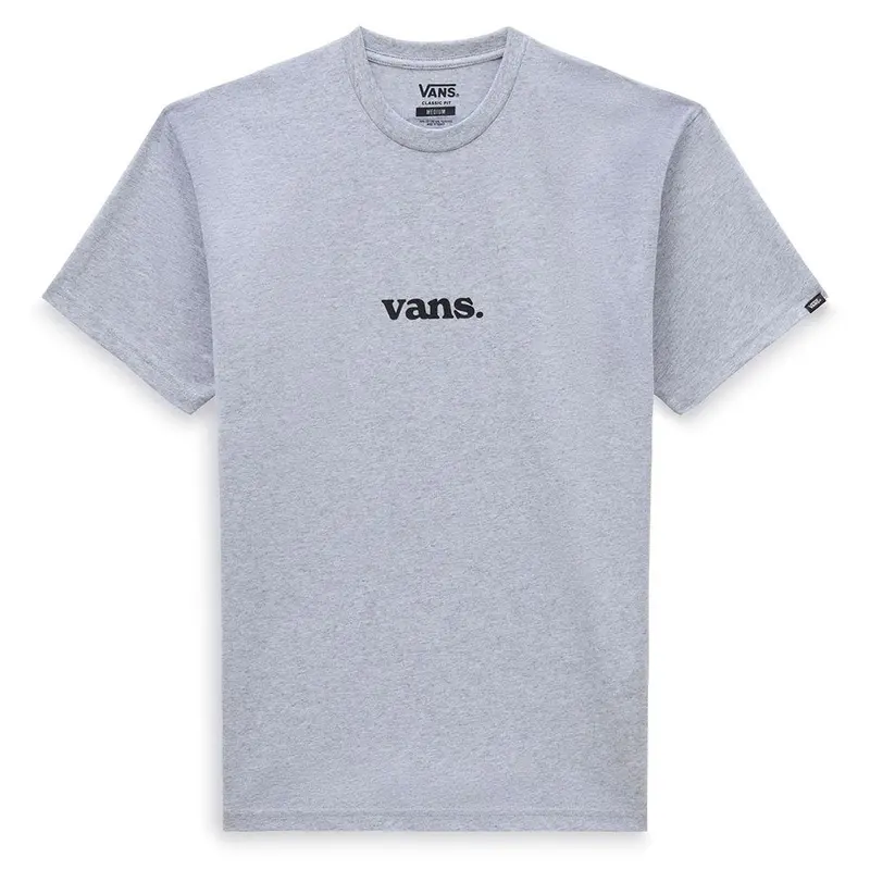 Vans Lower Corecase Crew Neck Tee – Athletic Heather With Black Accents 1
