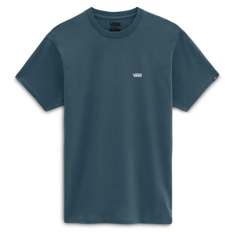 Vans Men’S Left Chest Logo T-Shirt – Teal And White Contrast 1