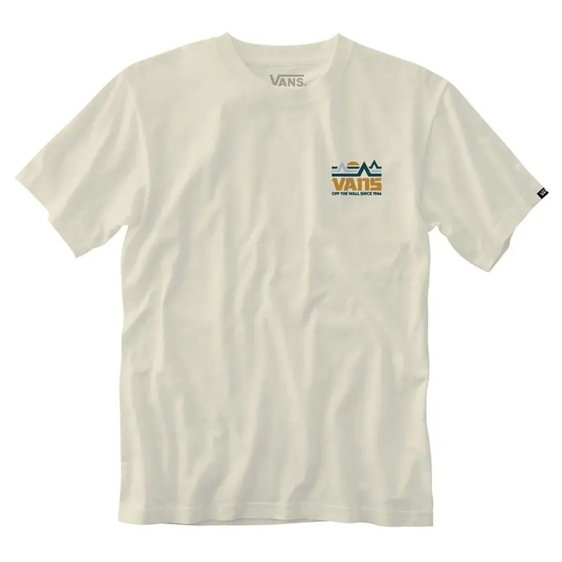 Vans Mt. Vans Vintage-Inspired Crew Tee – White 1