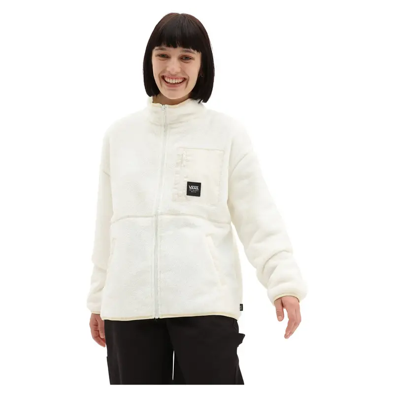 Vans Outdoor Club Waverly Mock-Zip Sweatshirt – Pure White 1