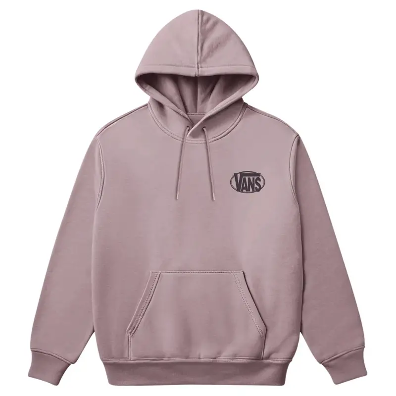 Vans Oval Logo Loose-Fit Pullover – Misty Mauve 1