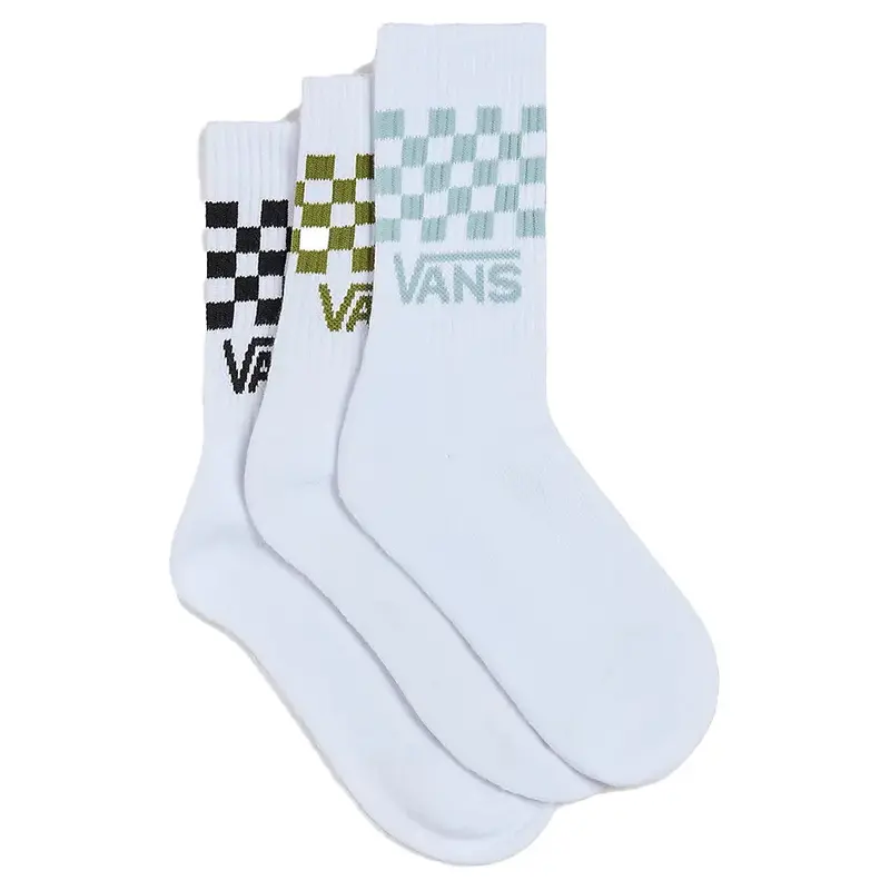 Vans Women’S Classic Check Pattern Crew Socks 1