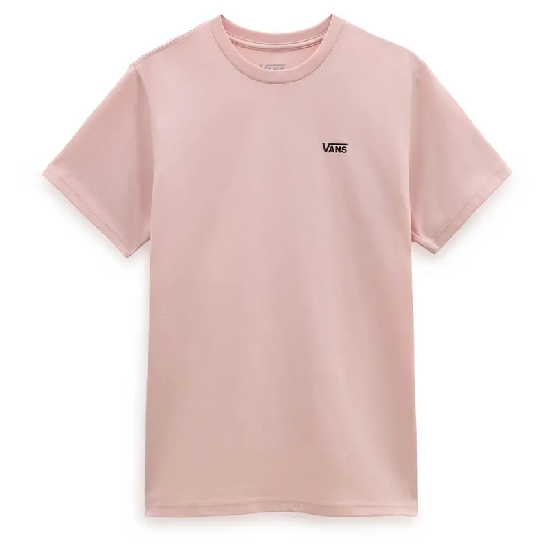 Vans Women’S Left-Chest Logo Tee – Rose Smoke 1