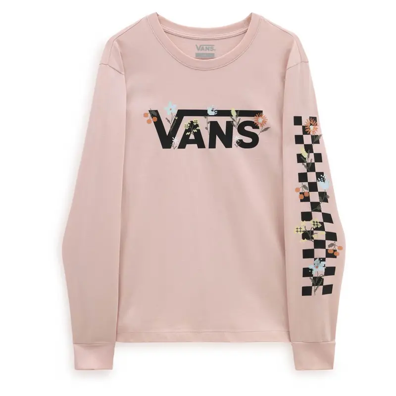 Vans Wyld Tangles Micro Ditsy Long Sleeve Boyfriend Tee – Women'S 1