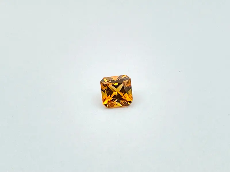 Vibrant Mandarin Garnet Earrings 1