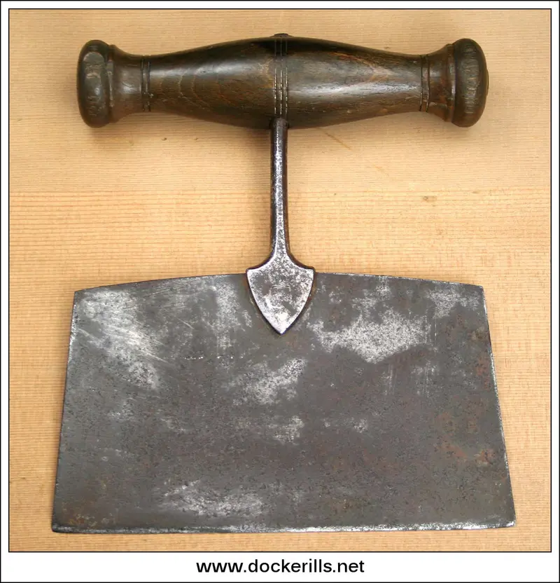 Victorian Herb Chopper – Antique Cast Iron Kitchen Tool, Set #2 1