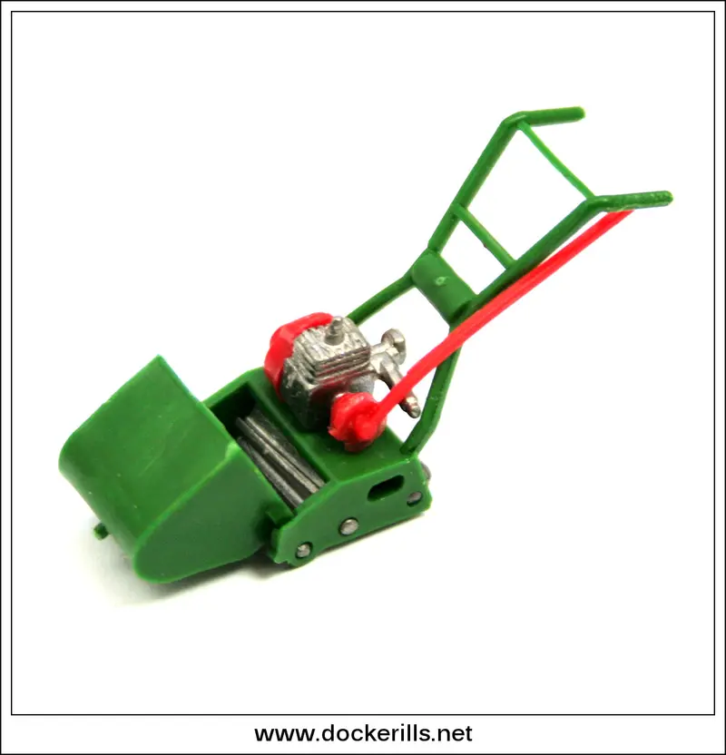Vintage Britains Floral Miniature Garden Lawn Mower – Pkt. No. 2594 1