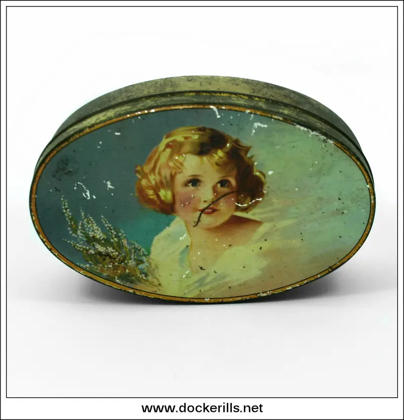 Vintage William Crawford & Sons Ltd. Biscuit Tin Sample, Uk 1