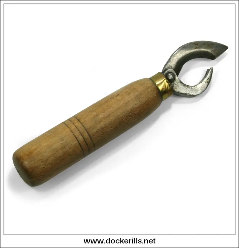 Vintage Wooden-Handle Tin Opener – Antique Kitchenalia Item 1