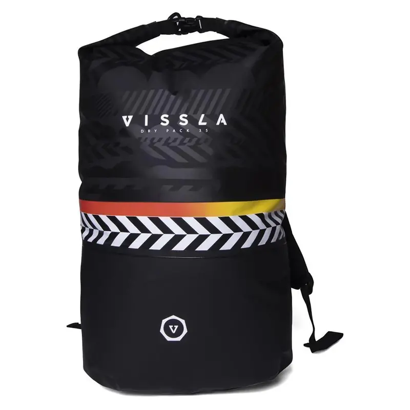 Vissla 35L Eco-Friendly Dry Backpack – Jet Black 1