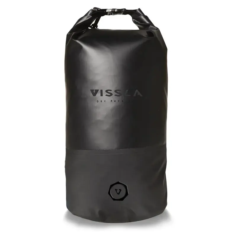 Vissla 7 Seas 20L Waterproof Dry Bag – Black 1