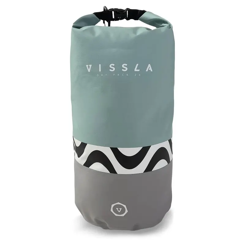 Vissla 7 Seas 20L Waterproof Dry Bag – Marble Jade 1