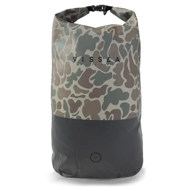 Vissla 7 Seas 35L Waterproof Dry Bag – Camo 1