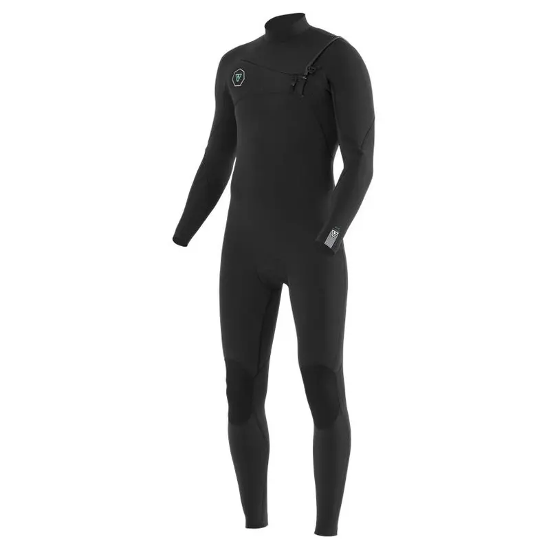 Vissla 7 Seas 4/3Mm Chest-Zip Wetsuit – Black 1