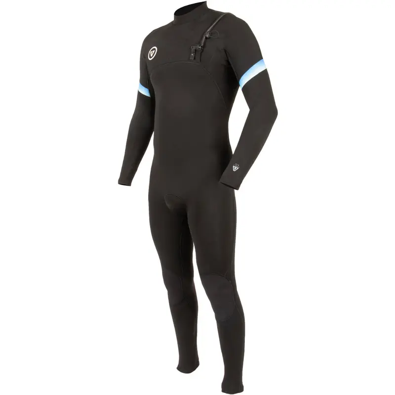 Vissla 7 Seas Raditude 3/2Mm Chest-Zip Wetsuit – Black 1