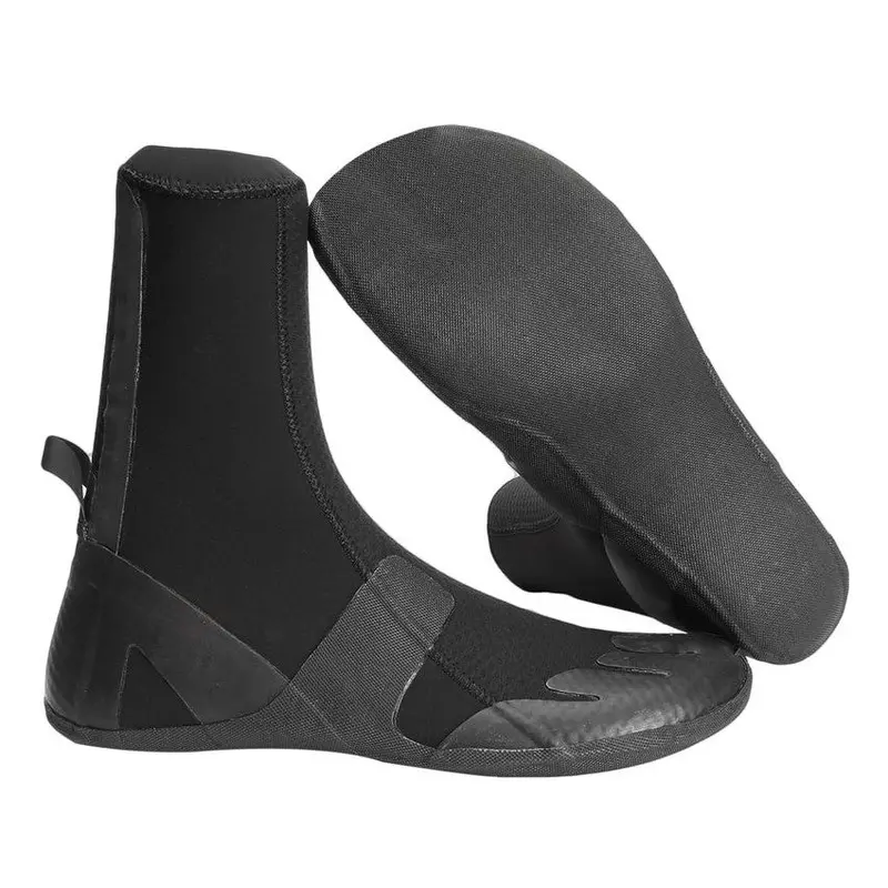 Vissla High Seas 5Mm Round-Toe Neoprene Boot – Black 1