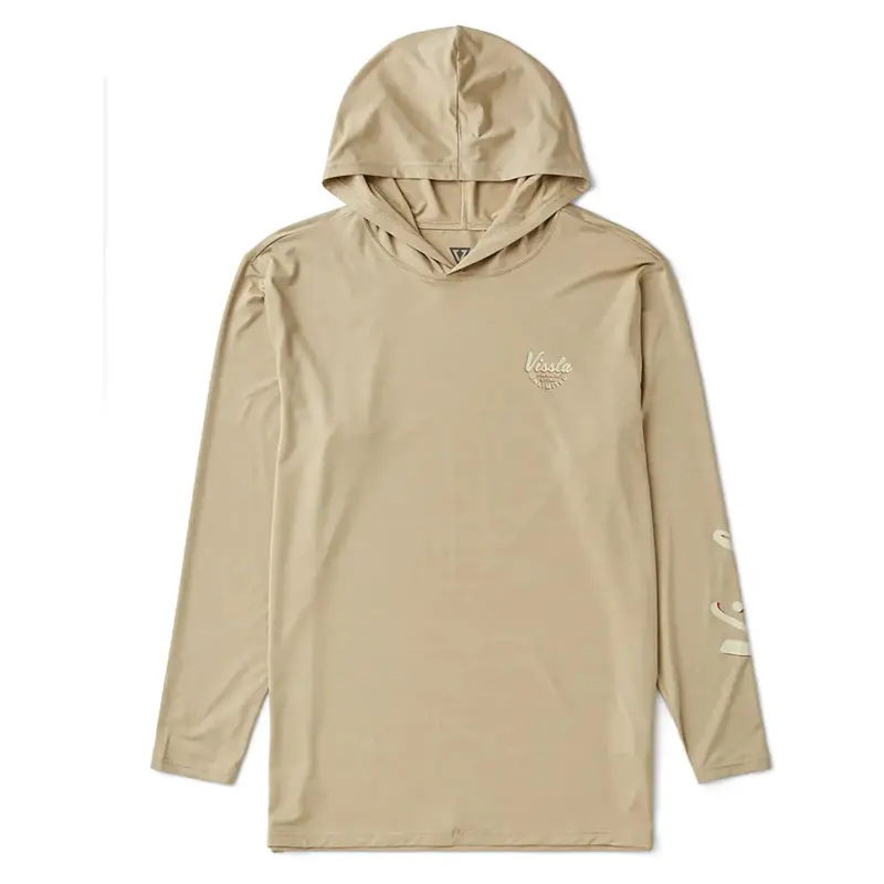 Vissla Twisted Eco Sun Shirt With Hood – Sand Tone 1