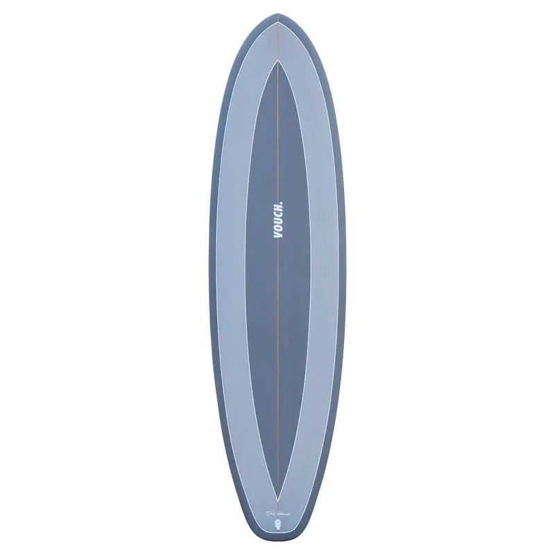 Vouch Fat Arse Wombat 6'10" Surfboard – Two-Tone Grey 1