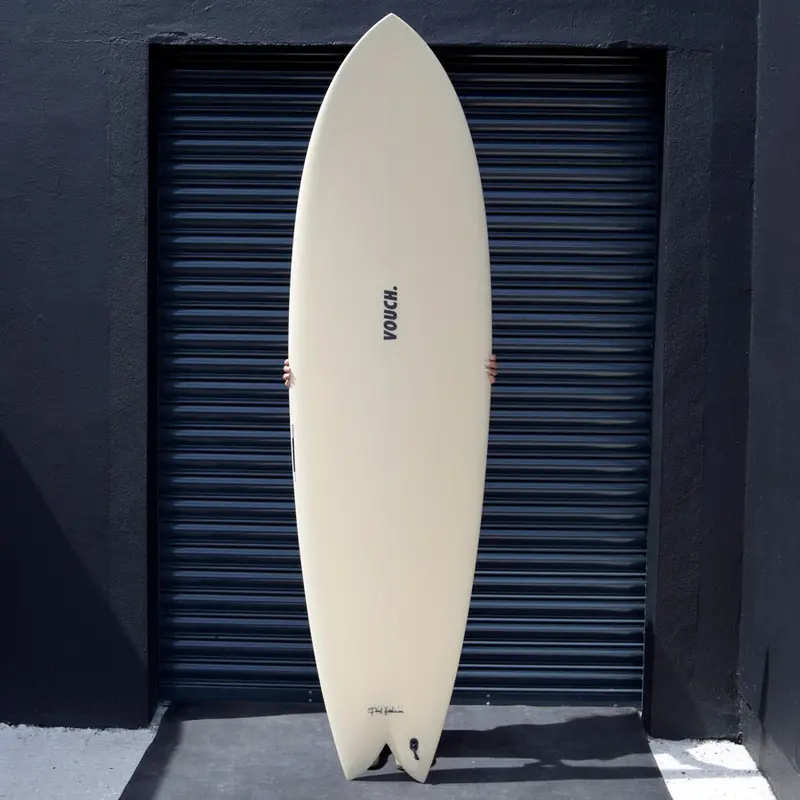 Vouch Mid Vish 6'10" Sandstone Surfboard 1