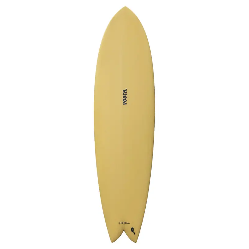 Vouch Mid Vish 6'10" Surfboard In Inca Gold Finish 1