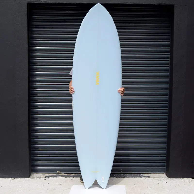 Vouch Mid Vish 6'6" Blu Tac Surfboard 1