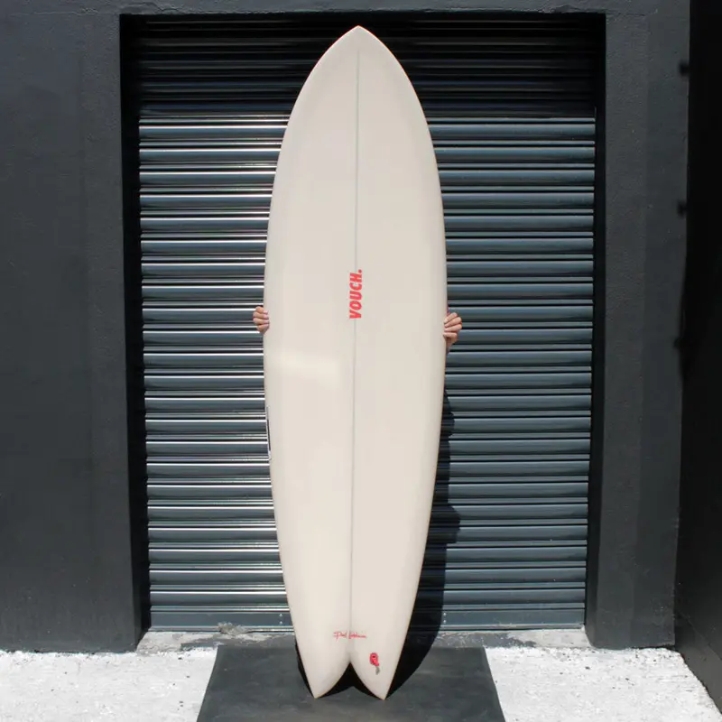 Vouch Mid Vish 6'6" Ivory Surfboard 1
