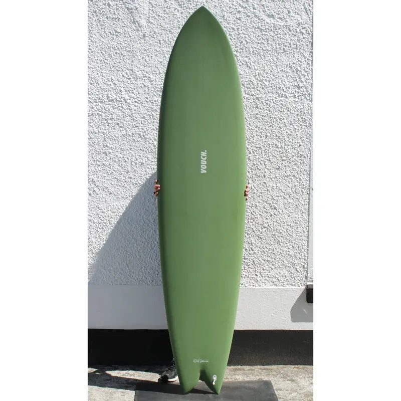Vouch Mid Vish 8'0" Hybrid Surfboard In Champagne 1