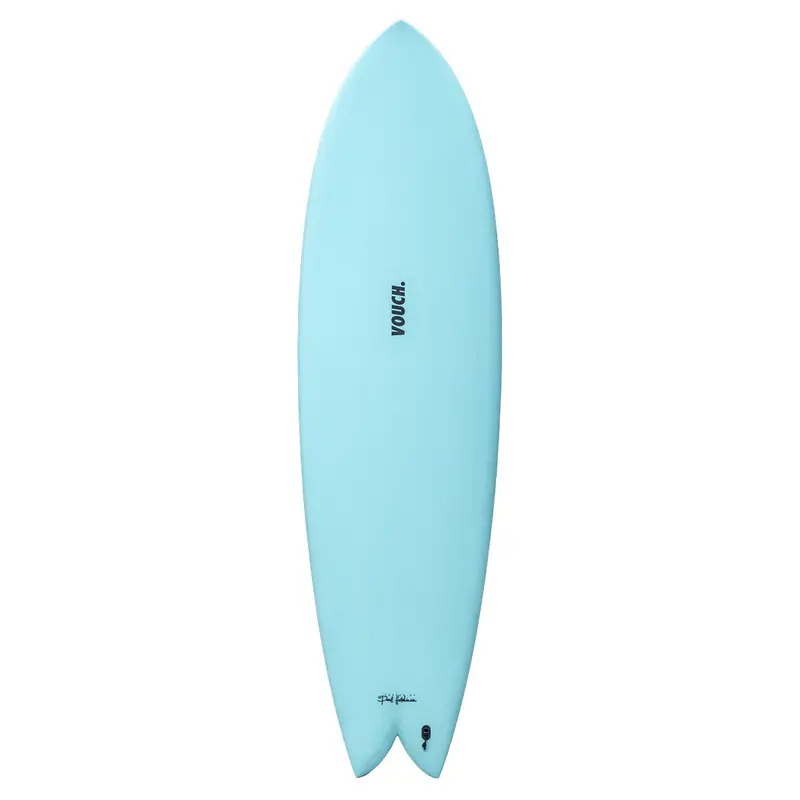 Vouch Mid Vish Surfboard – 6'6" Aqua Finish 1