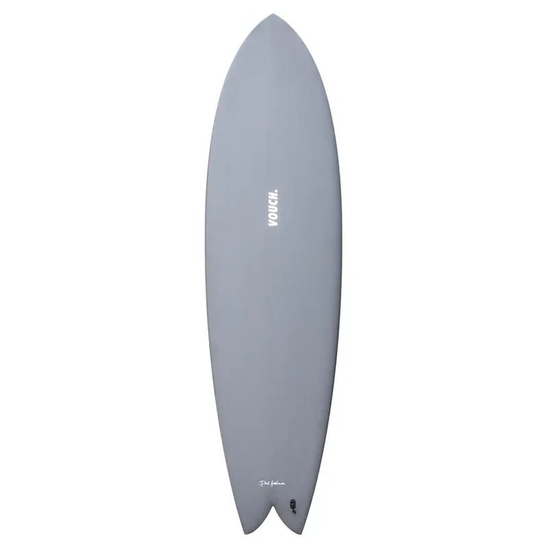 Vouch Mid Vish Surfboard – 6'8" Charcoal Finish 1