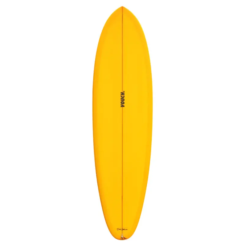 Vouch Nuevo Surfboard – Golden Yellow, 6'10" 1