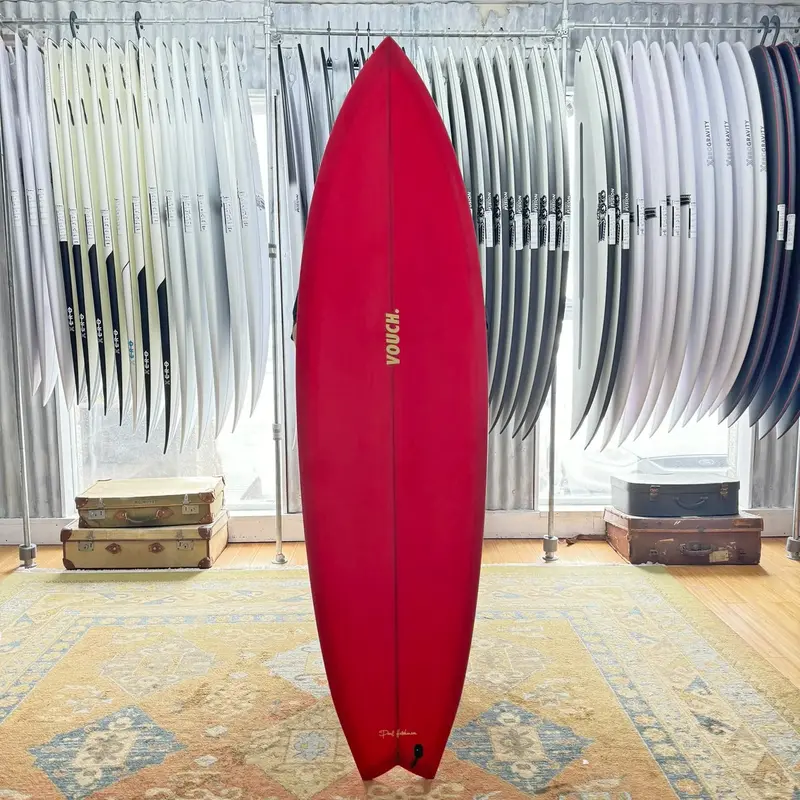 Vouch Sambal – 6'2" Bold Red Surfboard 1