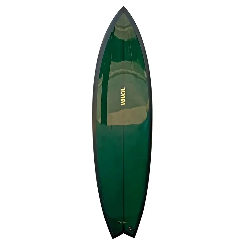 Vouch Sambal Surfboard – 6'2" Dark Green 1