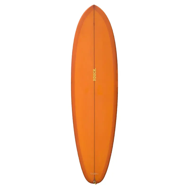 Vouch Twin Nuevo 6'8" Surfboard In Burnt Orange 1