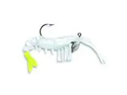 Vudu Rattling Shrimp Soft Bait – 3.5-Inch Saltwater-Ready Swim Shrimp 1