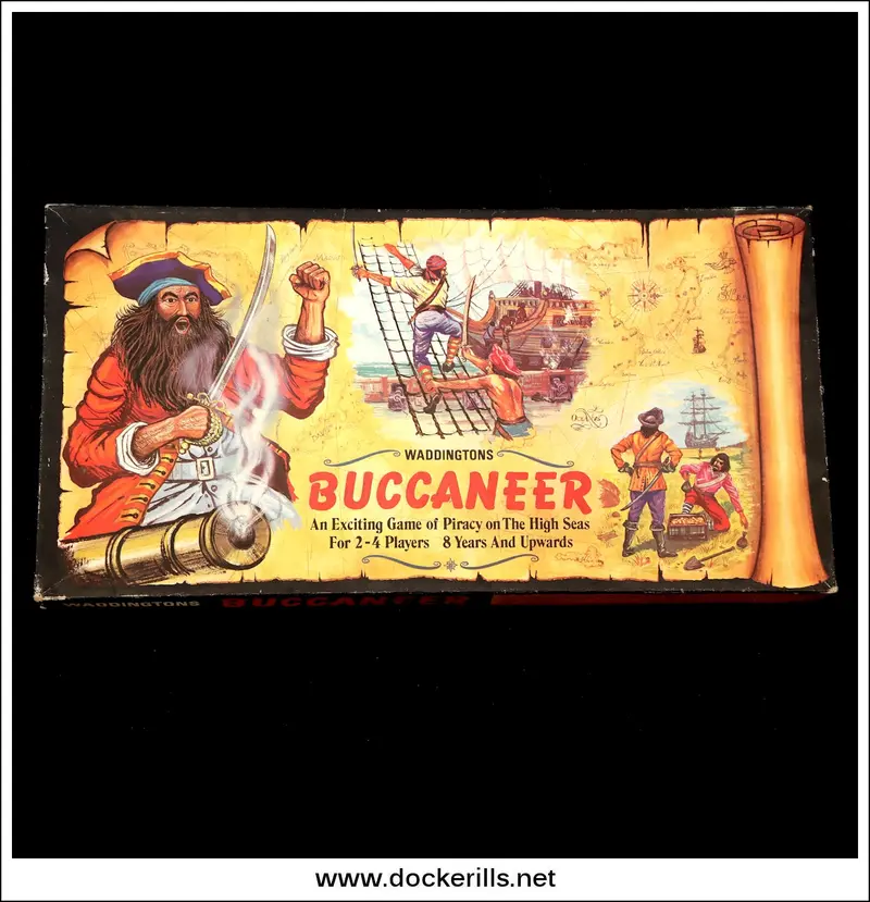 Waddingtons Buccaneer Board Game – 1971 Pirate-Themed Family Game 1