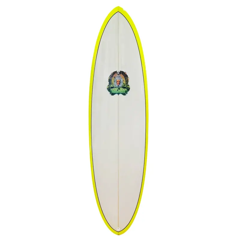 Wayne Lynch Evo Surfboard – 6'6" With Grey And Yellow Gloss Polish 1