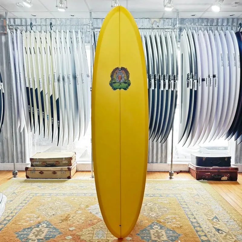 Wayne Lynch Evo Surfboard – 7'2" In Sunny Yellow 1