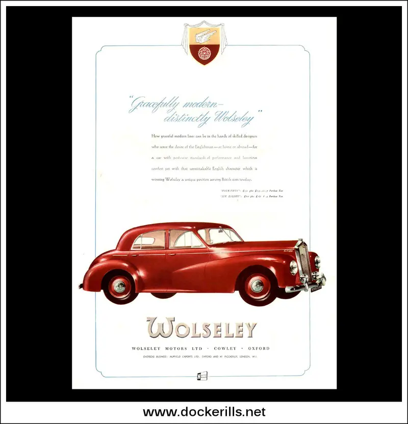 Wolseley Four-Fifty And Six-Eighty Promotional Print, March 18, 1950 1