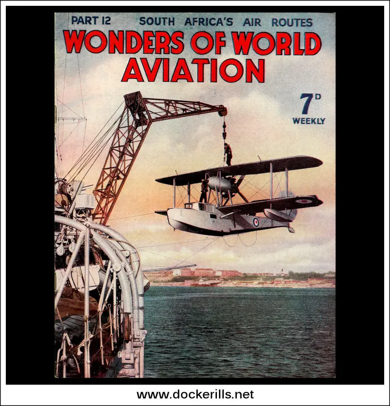 Wonders Of World Aviation – Issue 12 (1938): Supermarine Walrus Embarkation On Hms Devonshire Cover 1