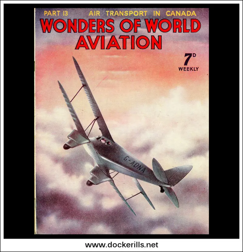 Wonders Of World Aviation – Issue 13 (1938): De Havilland Dragonfly Test Flight Cover 1