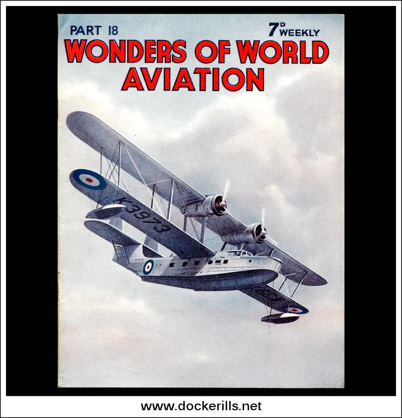 Wonders Of World Aviation – Issue 18 (1938): Supermarine Stranraer Flying Boat Near Eastleigh Cover 1