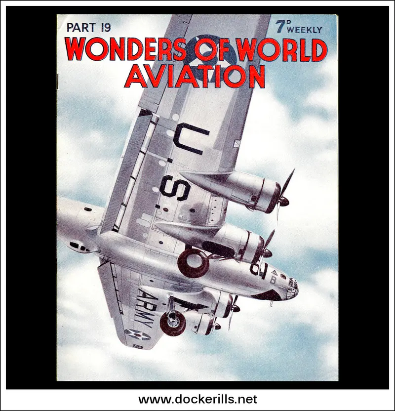 Wonders Of World Aviation – Issue 19 (1938): Boeing Yb-17 Heavy Bomber Landing Approach Cover 1