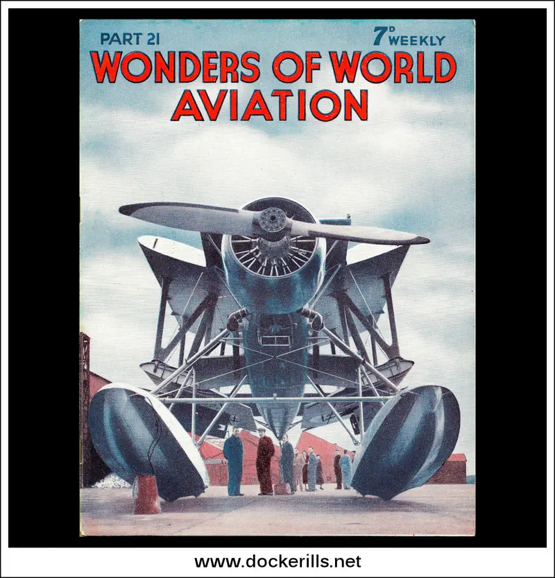 Wonders Of World Aviation – Issue 21 (1938): Blackburn Shark Fighter Prototype Cover 1