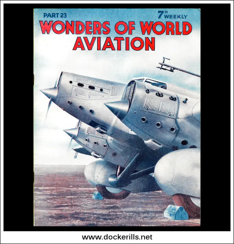 Wonders Of World Aviation – Issue 23 (1938): Couzinet Arc-En-Ciel Engine Detail Cover 1