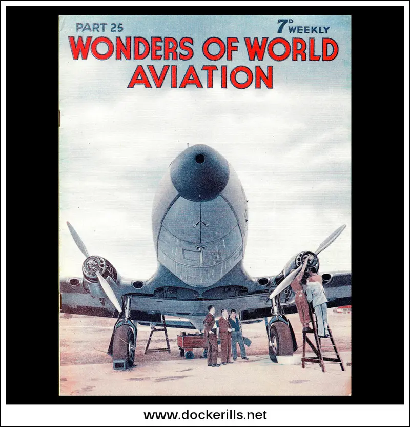 Wonders Of World Aviation – Issue 25 (1938): De Havilland Frobisher Streamlined Liner Cover 1