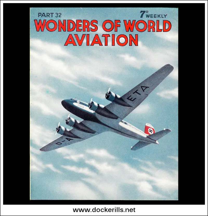 Wonders Of World Aviation – Issue 32 (1938): Focke-Wulf Fw 200 Condor Passenger Monoplane Cover 1