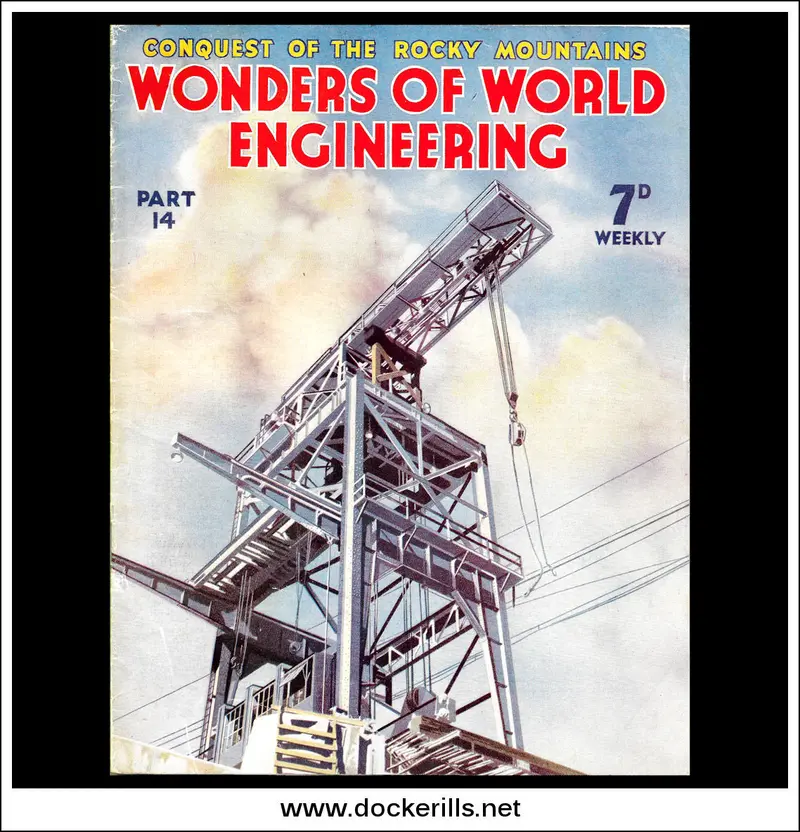 Wonders Of World Engineering No. 14 (1937) – Bonneville Dam Intake Gantry, Tennessee Cover 1